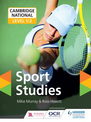 cover image of Cambridge National Level 1/2 Sport Studies